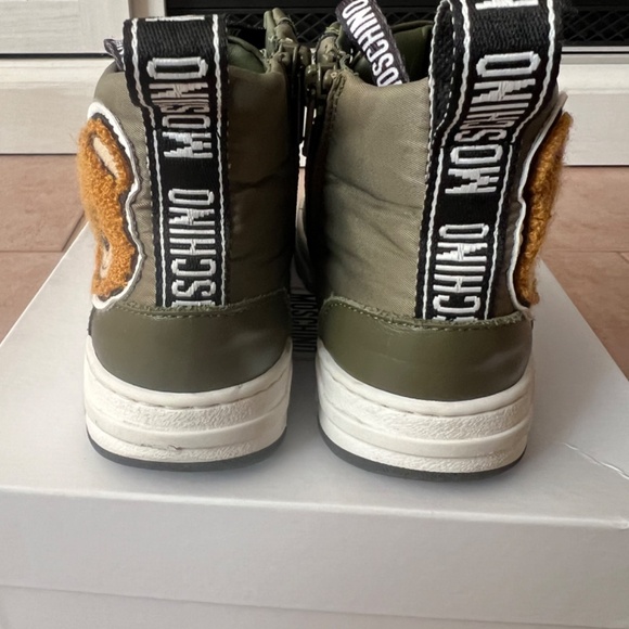 Moschino High top Teddy Sport Sneaker size IT 31 / US 13 - Picture 6 of 9